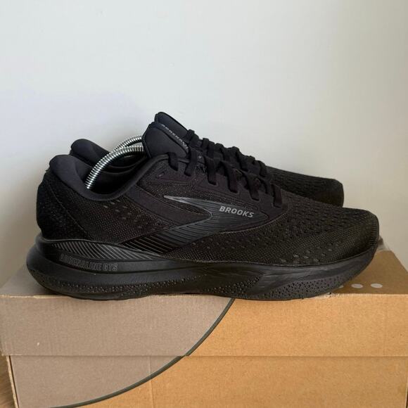 Brooks Adrenaline GTS 24 ‘Triple Black’ Men Running Sneakers- SZ 8 Wide main image 9